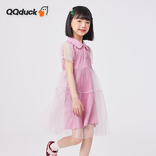【120-165】【可可鸭】女童夏季网纱连衣裙 商品图3