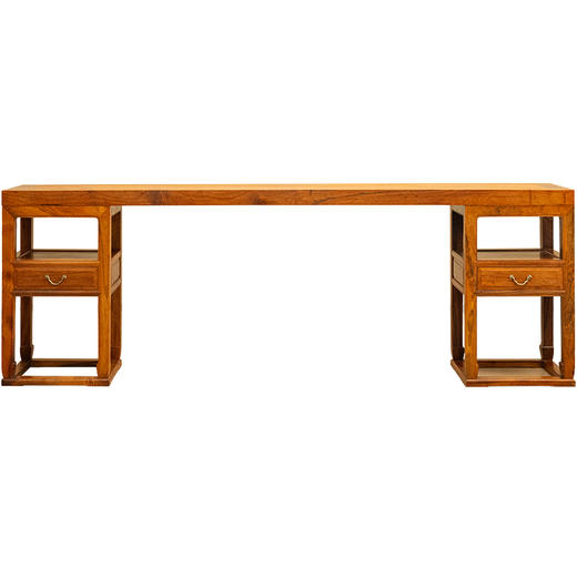 二十世纪 黄花梨一块玉架几案 商品图5