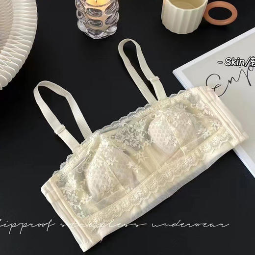 超值任选2件【双胶记忆软骨，加持侧推效果！】柔雾幻想内衣女大胸显小聚拢抹胸，无钢圈收副乳防下垂无肩带文胸罩，轻松解决副乳同时预防外扩-lm！ 商品图4