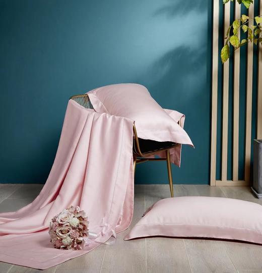 利路米百支纯色奥地利兰精天丝面料四件套 粉 商品图1