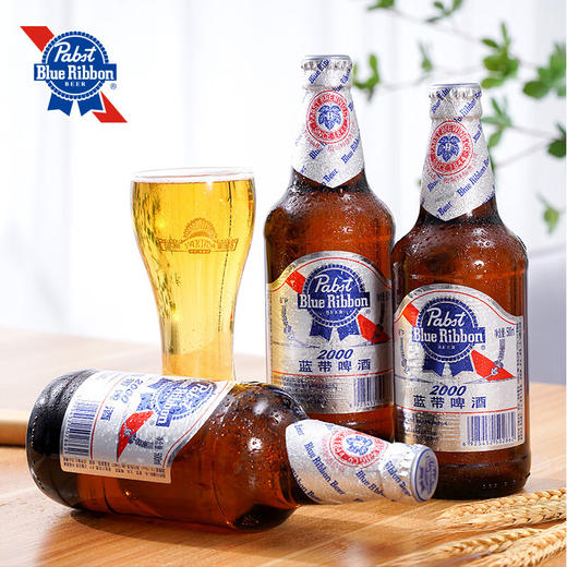 蓝带（PABST BLUE RIBBON）超爽2000 黄啤酒 500ml*12瓶 蓝带啤酒 商品图6