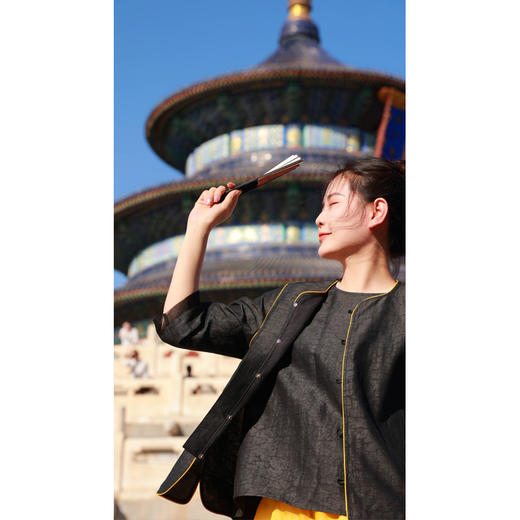 【2026东衣作】双层阔腿裤（20709381九斤黄） 商品图1