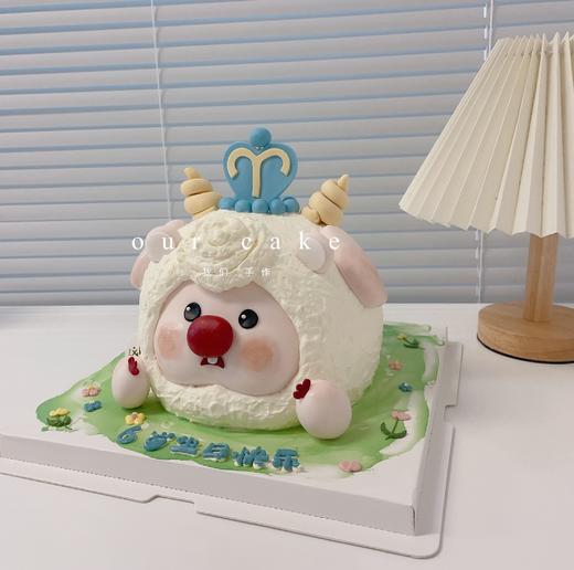 白羊座Loopy小海狸立体卡通蛋糕-低糖处理无添加 商品图1