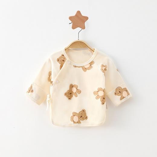 【柔软舒适 为呵护宝宝而生】新生儿半背衣宝宝无骨上衣春秋夏四季棉婴儿衣服初生儿和尚服秋衣 商品图7