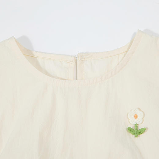 贝贝怡夏装连衣裙2024新款洋气儿童纯棉公主裙宝宝女童休闲裙子ZB2DQ007 商品图3