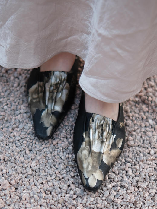 意大利进口小羊皮手工打造优雅国风穆勒拖鞋，篙档质感一脚蹬乐福鞋，鞋型秀美显脚瘦👍🏻轻巧好走不拖沓，柔软细腻，鞋底防滑，精美舒适，日常穿搭好选择 商品图6