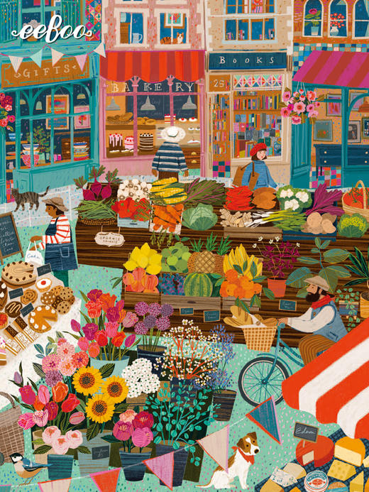 【代发】美国eeBoo500片/1000片青少年成人拼图 商品图1