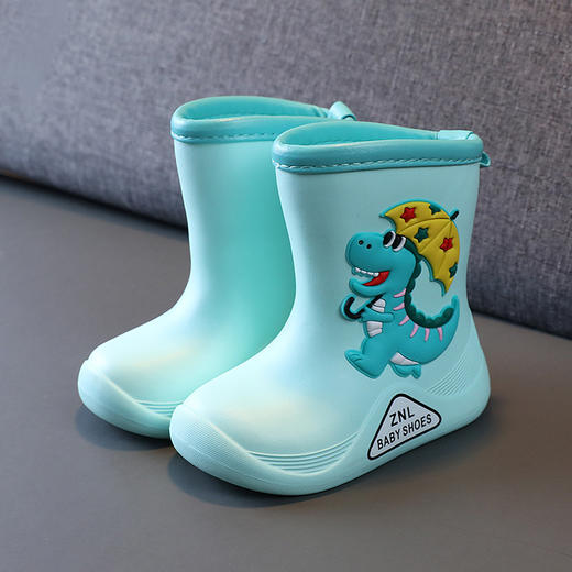 【儿童立体卡通图标小恐蛇雨鞋】EVA儿童雨鞋小恐蛇，锁扣穿脱方便柔软鞋底防打滑，卡通水靴男女童雨靴，小童幼儿束口水鞋大纹路鞋底QQ父亲节礼物新年礼盒年货礼盒 商品图6