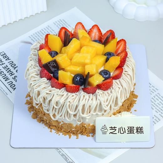 【栗子蛋糕-怒放】栗子甜品的灵魂-水果生日蛋糕 商品图0