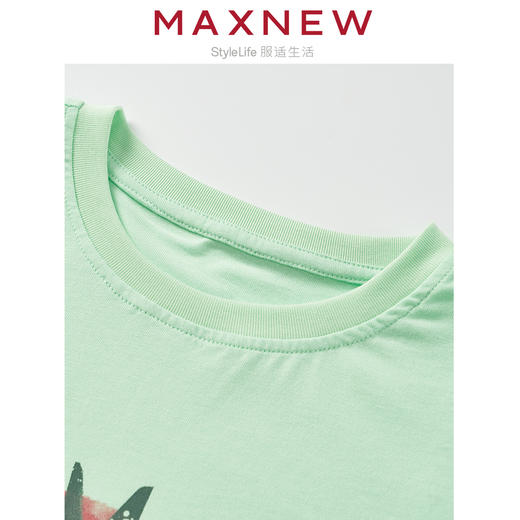 【T恤】童装云感棉趣味印花T恤 1N2361204 商品图2