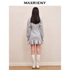 MAXRIENY轻奢小香风抽褶鱼尾连衣裙早秋穿搭针织卫衣裙格雷系穿搭(货号:MS88DR552) 商品缩略图3