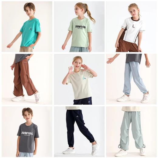 【5款大综合】龙之涵亲子款“小溪流”全波长防晒凉感短袖T 、“夏日冰激凌”全波长防晒T 、“小凉皮“全波长防晒时尚冰感T 、驱蚊防蚊伞兵裤呼吸孔驱蚊防蚊裤、婴幼儿A类标准 商品图0