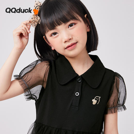 【120-165】【可可鸭】女童夏季网纱连衣裙 商品图5