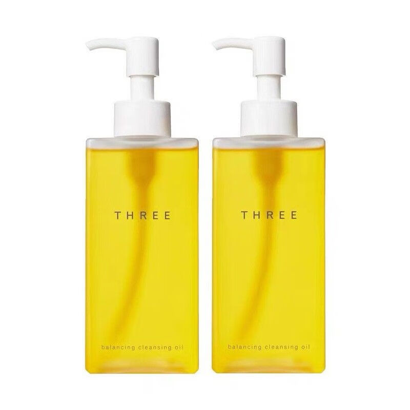 THREE新版小三卸妆油植物温和深层卸妆清洁脸部不刺激卸妆油 185mL 一瓶装