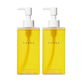 THREE新版小三卸妆油植物温和深层卸妆清洁脸部不刺激卸妆油 185mL 一瓶装