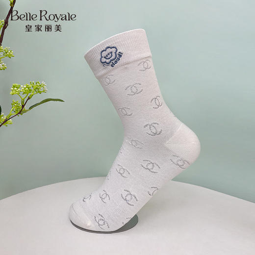 【49元5双，数量拍5】新款夏季薄款女袜透气轻薄简约凉快WZM3470 商品图1