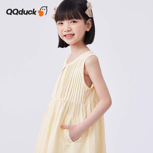 【120-160】【可可鸭】女童无袖纯棉连衣裙儿童背心裙（100%棉） 商品图6