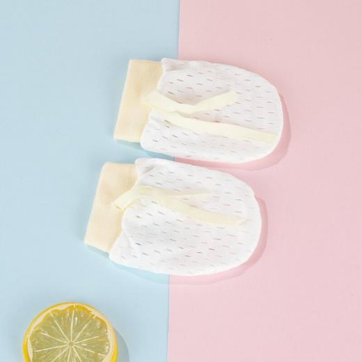 【新生儿防抓伤神器！】婴儿纯棉防抓手套0-12个月宝宝透气轻薄防护手套新生儿防啃咬薄款 商品图10