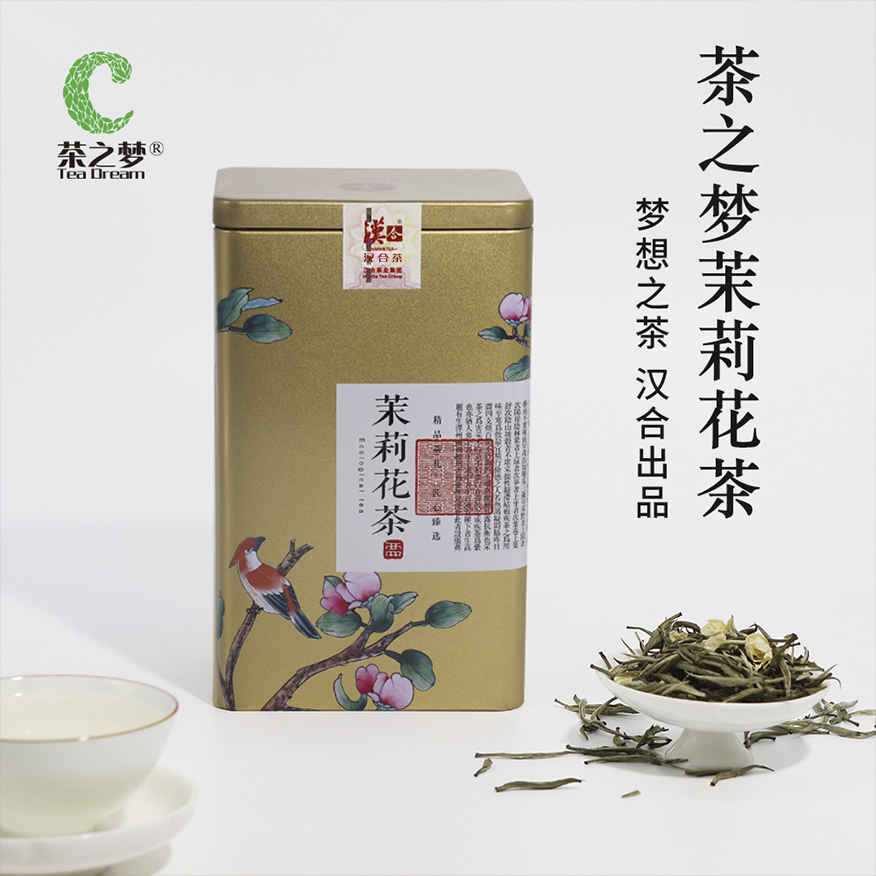 汉合茶叶 茶之梦茉莉花茶 特级150g 六次窨制，非遗窨制工艺