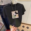 2件39.9元【童T】男童女童同款100%棉（背景米奇）印花T恤-喜出 商品缩略图1