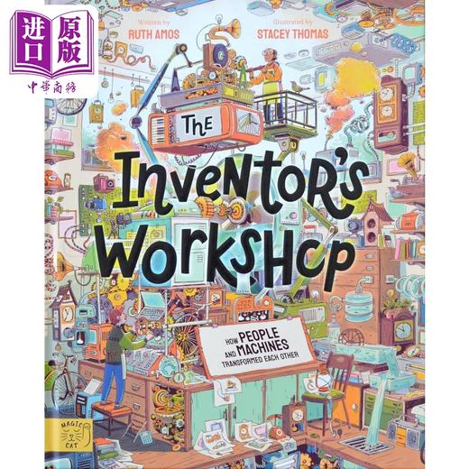 【中商原版】发明家的小空间 Stacey Thomas The Inventors Workshop 英文原版 儿童科普绘本 科学知识儿童读物 精装进口 7岁+ 商品图0