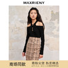 【商场同款】MAXRIENY中式复古露肩挂脖套头针织23秋款修身上衣女(货号:MC88SW581) 商品缩略图0