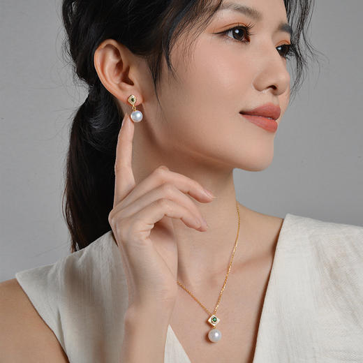 Manreya 彩宝爱迪生珍珠项链 / 耳环 / 套装系列 商品图7