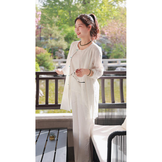 【抖音专属】阔腿裤（20709299B-山矾） 商品图3