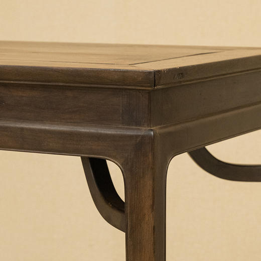 清 红木束腰马蹄腿霸王枨小书桌 商品图1