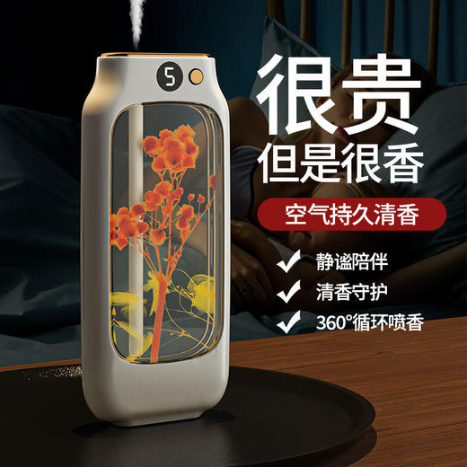 TZF-大容量加湿器卧室家用香薰机自动喷香机香薰房间智能自动香薰机 商品图0