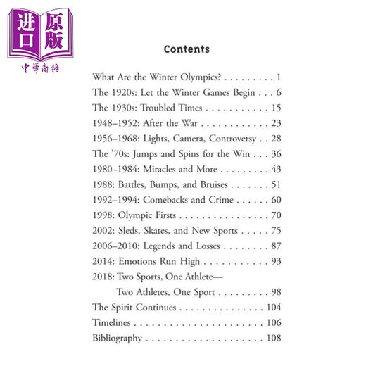 【中商原版】什么是冬季奥运会What Are the Winter Olympics英文原版 儿童科普读本 知识百科图书 进口读物8-12岁 Who HQ系列 商品图1