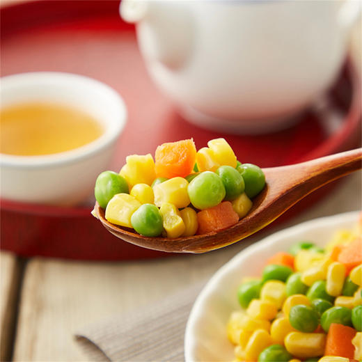 九洲丰园有机速冻丁类混合菜 500g袋装 商品图2