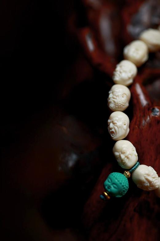 十八罗汉°精工小米粒猛犸手串 商品图3