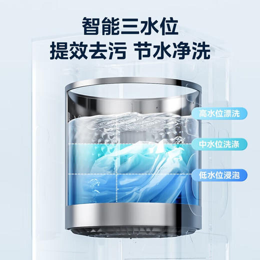 Midea美的10公斤波轮全自动洗衣机 健康除螨 专利免清洗 MB100V13B 随心洗系列 MB100V13B 商品图5
