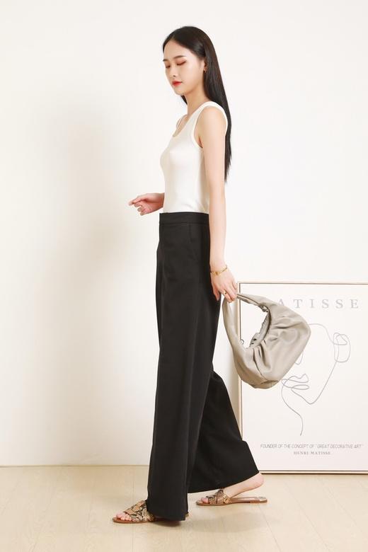 AMII/艾米 V领无袖马甲外套长裤套装 12031 商品图5