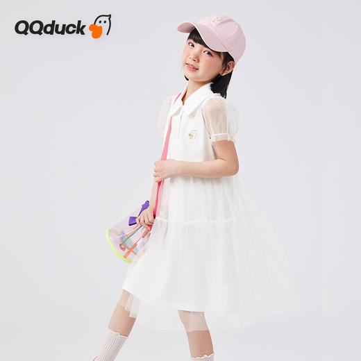 【120-165】【可可鸭】女童夏季网纱连衣裙 商品图4
