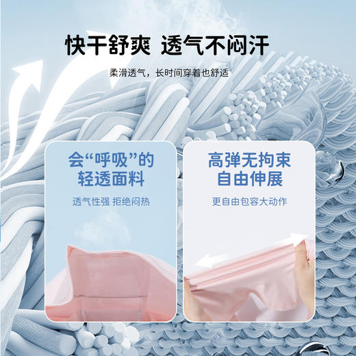 贝贝怡儿童家居服套装男童睡衣夏季长袖长裤女孩薄款夏装ZB1DT035 商品图5