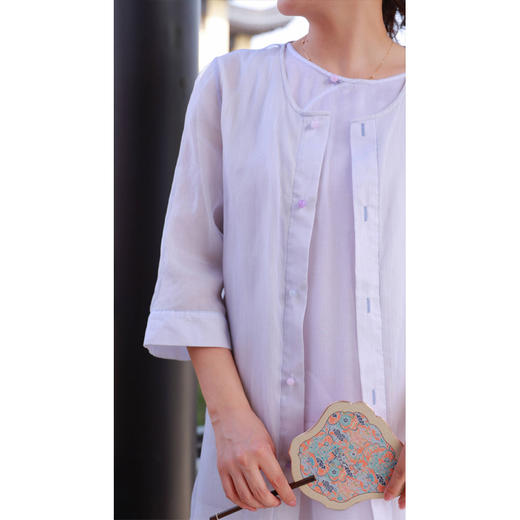 【2026东衣作】开衫（21705238B暮山紫） 商品图3