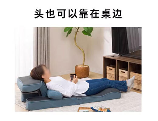 打游戏日式座椅 附带防滑套 藏青色 商品图4