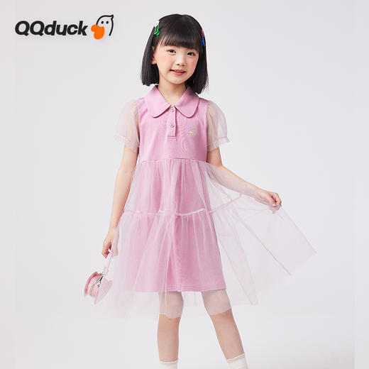 【120-165】【可可鸭】女童夏季网纱连衣裙 商品图6