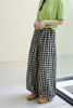 绽放286朵/氧气裤强捻微皱肌理感格子裤纯棉轻灯笼裤薄款休闲裙裤 商品缩略图5