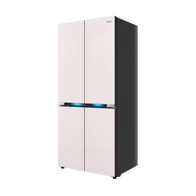 美的（Midea）箱651升十字四门微晶一周鲜净化除菌保鲜速冻智能家用微晶大冰箱BCD-651WSGPZMA烟雨褐