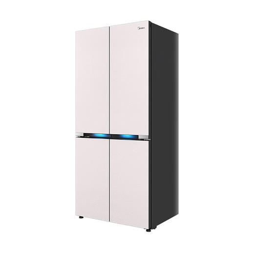 美的（Midea）箱651升十字四门微晶一周鲜净化除菌保鲜速冻智能家用微晶大冰箱BCD-651WSGPZMA烟雨褐 商品图0