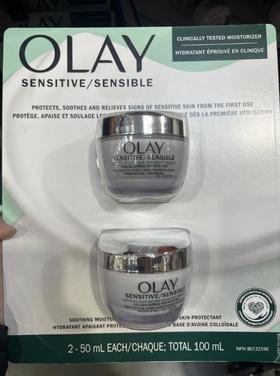 Olay玉兰油敏感肌保湿面霜2*50ml  温哥华直邮