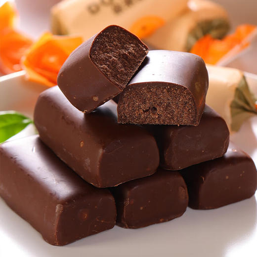 KDV俄罗斯原装进口巧克力涂层土豆夹心糖500g/袋 休闲零食 商品图4