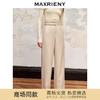 MAXRIENY极简通勤风双腰头设计高腰阔腿长裤秋休闲裤(货号:MC88PA559) 商品缩略图0