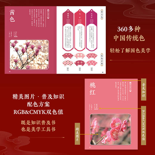 红糖美学中国颜色东方美学口袋书中国传统色中式美学设计书可以装进口袋的传统文化普及书 商品图3