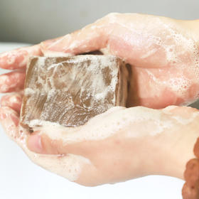 侧柏冷制皂 | 植物草本洗发水低温手工熬制男女护发素天然侧柏叶洗头发手工皂一块