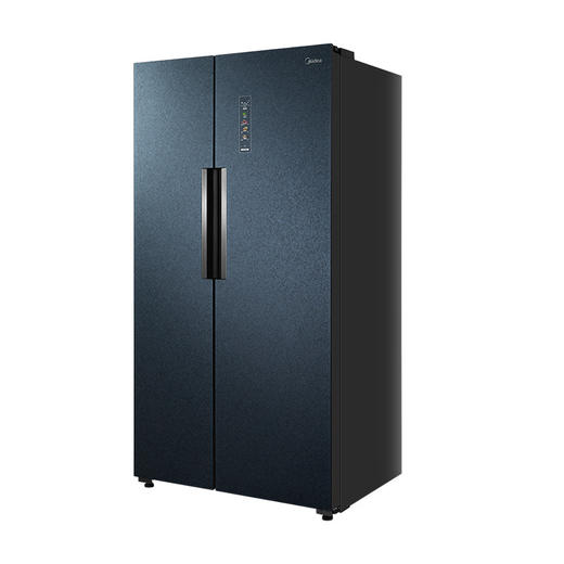 美的（Midea）603升对开门冰箱 微晶一周鲜19分钟急速净味高保湿风冷家用冰箱 BCD-603WKGPZM 深空蓝-星墨 商品图3