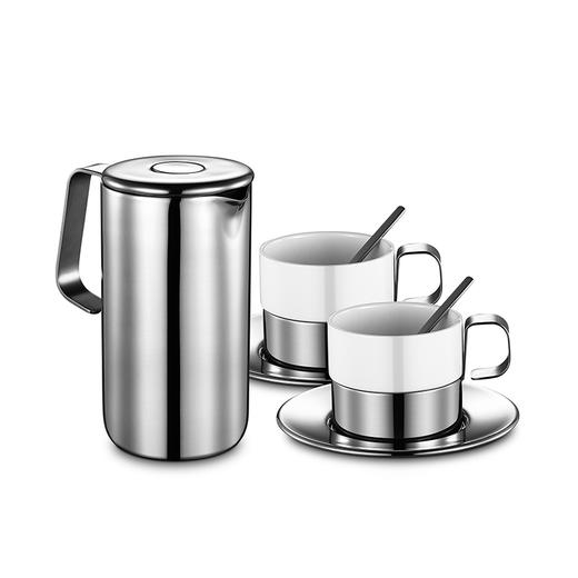 意大利尚尼 | 罗布斯塔法压壶手冲咖啡壶礼盒套装家用过滤网式骨瓷杯咖啡器具 商品图6